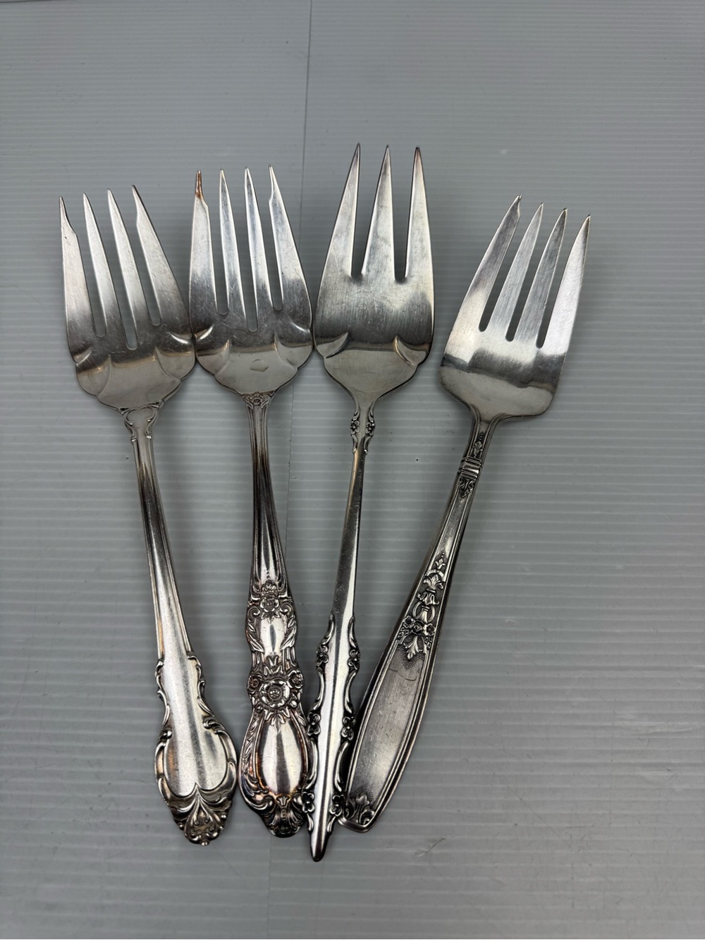 VTG Mixed Silverplate & Stainless Serving Flatware Lot Of 7 Silverware Rogers - Picture 2 of 13
